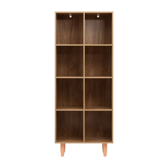 Artiss Bookshelf Bookcase 4 Tiers LEOR Walnut - RnR Galore