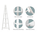 Artiss Bookshelf Corner Shelf 5 Tiers - CANE White - RnR Galore