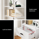 Artiss Bookshelf Display Shelf 2 Drawers 152CM White - RnR Galore
