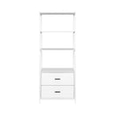 Artiss Bookshelf Display Shelf 2 Drawers 152CM White - RnR Galore