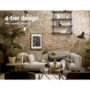 Artiss Bookshelf DIY Pipe Shelf 4 Tiers - INGE - RnR Galore
