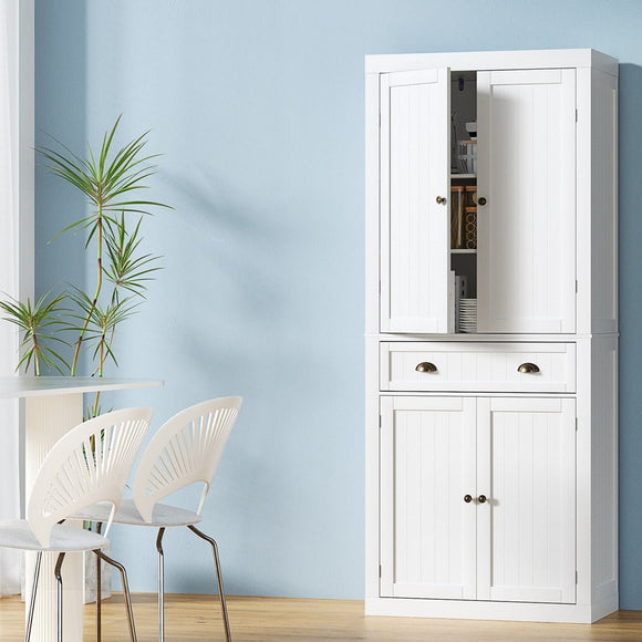 Artiss Buffet Sideboard Cupboard Cabinet White - RnR Galore