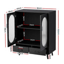 Artiss Buffet Sideboard Double Doors - Black - RnR Galore