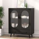 Artiss Buffet Sideboard Double Doors - Black - RnR Galore
