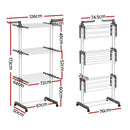 Artiss Clothes Airer Drying Rack 173cm Coat Hanger Foldable - RnR Galore