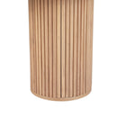 Artiss Coffee Table Oval 100CM Pine Samuel - RnR Galore