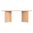 Artiss Coffee Table Oval 110CM Pine Alva - RnR Galore