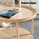 Artiss Coffee Table Side Table Round 70CM - RnR Galore