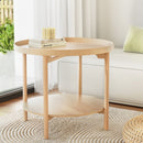 Artiss Coffee Table Side Table Round 70CM - RnR Galore
