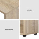 Artiss Computer Desk Bookshelf Oak 130CM - RnR Galore
