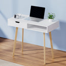 Artiss Computer Desk Drawer Cabinet Shelf White 90CM - RnR Galore
