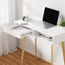 Artiss Computer Desk Drawer Cabinet Shelf White 90CM - RnR Galore