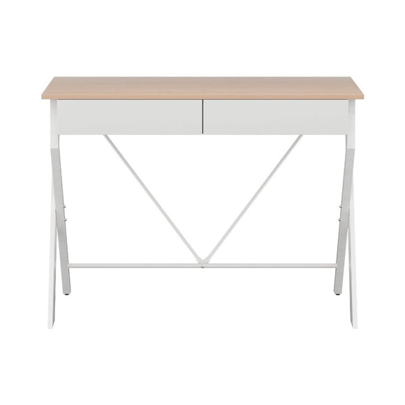 Artiss Computer Desk Drawer Oak 100CM - RnR Galore