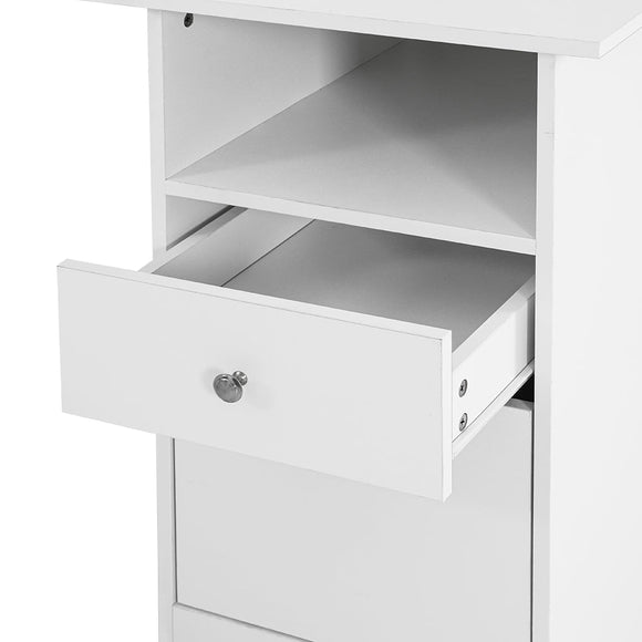 Artiss Computer Desk Shelf Cabinet L - Shape White 150CM - RnR Galore
