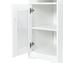 Artiss Computer Desk Shelf Cabinet L - Shape White 150CM - RnR Galore