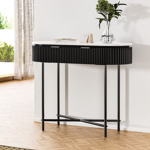 Artiss Console Table 2 Drawers 100CM - RnR Galore