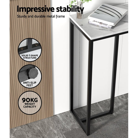 Artiss Console Table Marble Effect Frenisha - RnR Galore