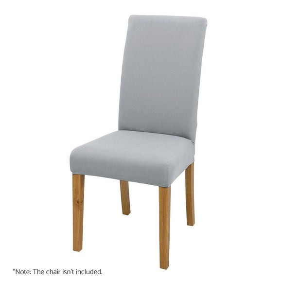 Artiss Dining Chair Covers 6x Slipcovers Spandex Stretch Banquet Wedding Grey - RnR Galore