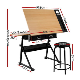 Artiss Drawing Desk Drafting Table - RnR Galore