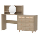 Artiss Dressing Table Set Stool LED Mirror Pine - RnR Galore
