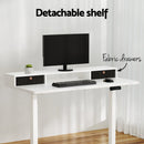 Artiss Electric Standing Desk Dual Motor Office Table With Shelf Drawer120CM - RnR Galore