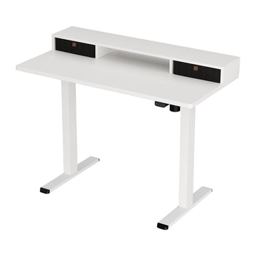 Artiss Electric Standing Desk with Storage Shelf Drawer Office Table 120CM - RnR Galore