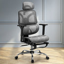 Artiss Ergonomic Office Chair Footrest Grey - RnR Galore