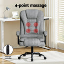 Artiss Executive Office Chair 4 - Point Massage Adjustable Ergonomic Recline Back - RnR Galore