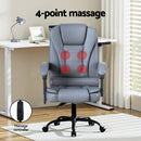 Artiss Executive Office Chair 4 - Point Massage Adjustable Ergonomic Recline PU - RnR Galore