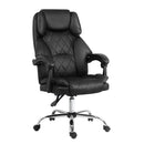 Artiss Executive Office Chair Leather Recliner Black - RnR Galore