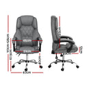 Artiss Executive Office Chair Recliner Grey - RnR Galore