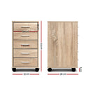 Artiss Filing Cabinet 5 Drawer Office Storage Organiser - RnR Galore