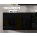 Artiss Floating Entertainment Unit TV Cabinet High Glossy Black 3 Cabinets 200CM - RnR Galore