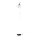 Artiss Floor Lamp Light Stand Modern Home Living Room Office Reading Glass Shade Black - RnR Galore