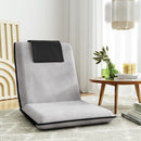 Artiss Floor Lounge Sofa Bed Couch Recliner Chair Folding Chair Cushion Grey - RnR Galore