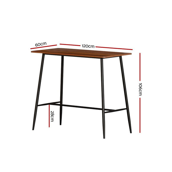 Artiss Halle Bar Table 120CM Rectangular - RnR Galore