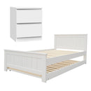 Artiss King Single Bed Frame and Bedside Table - RnR Galore