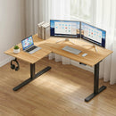 Artiss L - Shape Electric Standing Desk Sit Stand Up Height Adjustable Motorised - RnR Galore