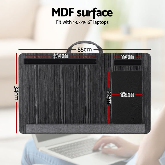 Artiss Lap Desk Laptop DeskS Portable w/ Wrist - rest Phone Slot Mouse Pad 55CM - RnR Galore