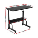 Artiss Laptop Desk Portable Sit Stand Desks Height Adjustable Workstation 80CM - RnR Galore