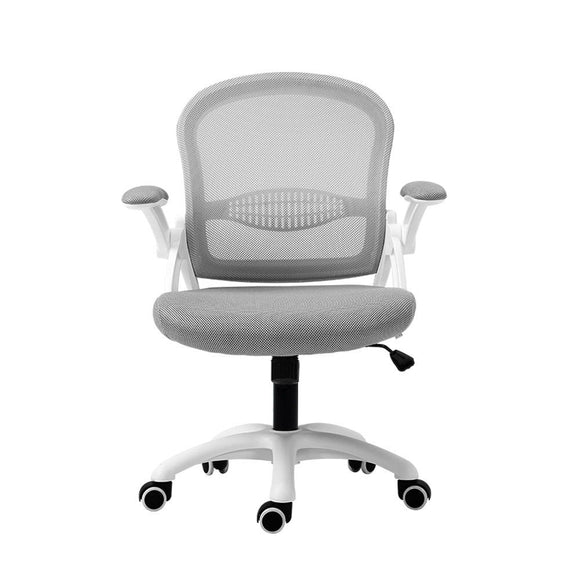 Artiss Mesh Office Chair Mid Back Grey - RnR Galore