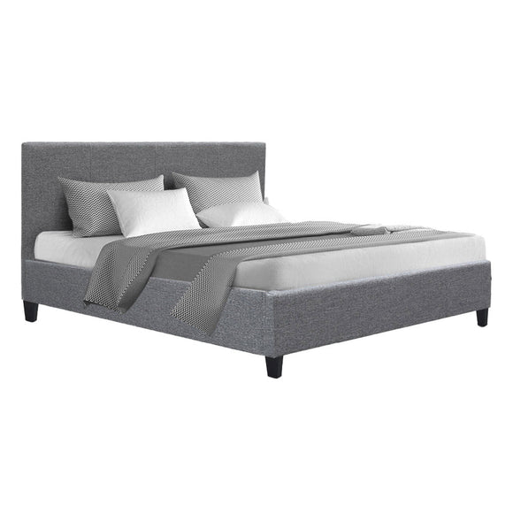 Artiss Neo Bed Frame Fabric - Grey Double - RnR Galore