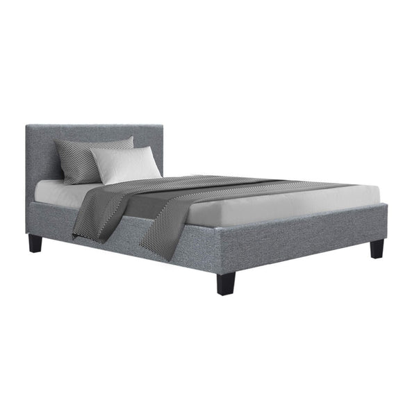 Artiss Neo Bed Frame Fabric - Grey Single - RnR Galore