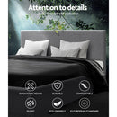 Artiss Nino Bed Frame Fabric - Grey Double - RnR Galore