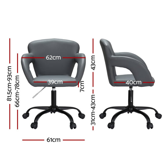 Artiss Office Chair Mid Back Grey - RnR Galore