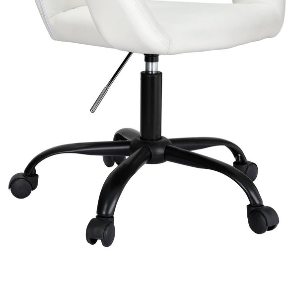 Artiss Office Chair Mid Back White - RnR Galore