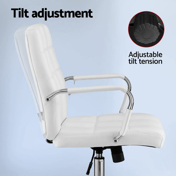 Artiss Office Chair Seat PU Work Computer Desk Chairs - RnR Galore