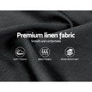 Artiss Pier Bed Frame Fabric - Charcoal King - RnR Galore