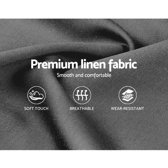 Artiss Pier Bed Frame Fabric - Grey King - RnR Galore