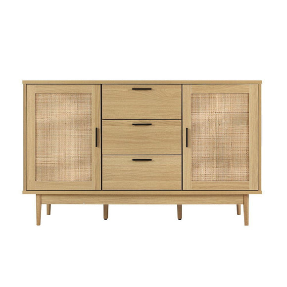 Artiss Rattan Buffet Sideboard - BRIONY Oak - RnR Galore